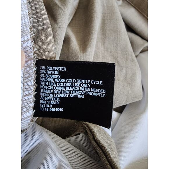 East 5th Secretly Slender Tan Pants Plus Size 22W - Picture 8 of 8